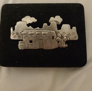 Pewter Alamo pin